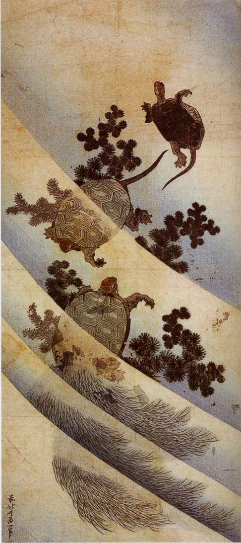 hokusai-tartarughe-nellacqua (1)